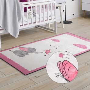 BABY1 Detský koberec 80 x 150 CM krémová