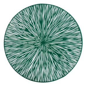 Prestieranie AGATHA 38 cm tmavo zelená